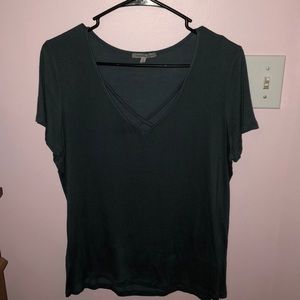 Charlotte Russe navy crisscross top
